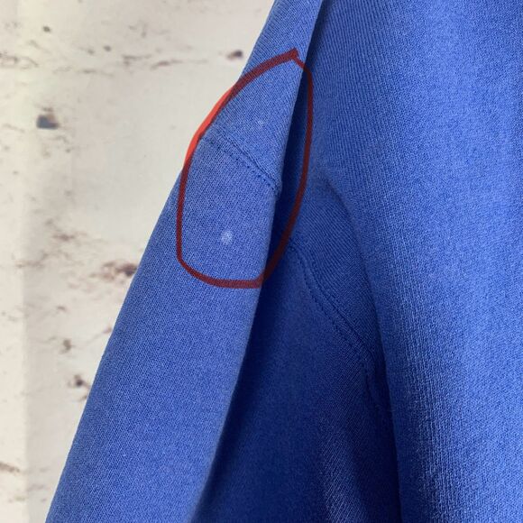 Vintage Kentucky Wildcats Sherpa Lined Zip Hoodie Blue Size Large Sporty Fan - Picture 7 of 12